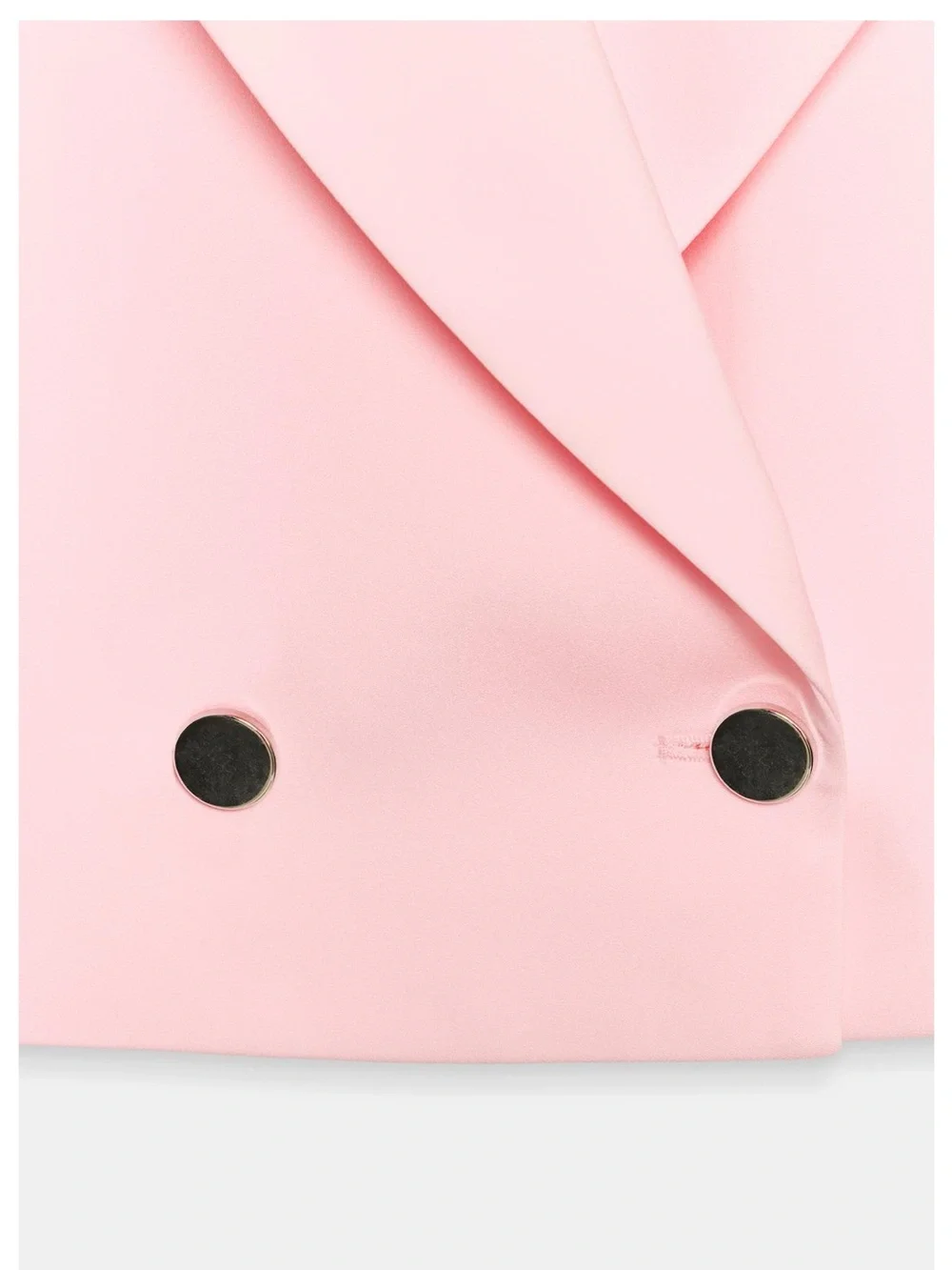 Zara 2 pieces set: Cropped Blazer w Shoulder Pads & Cross Front Pleated Shorts
